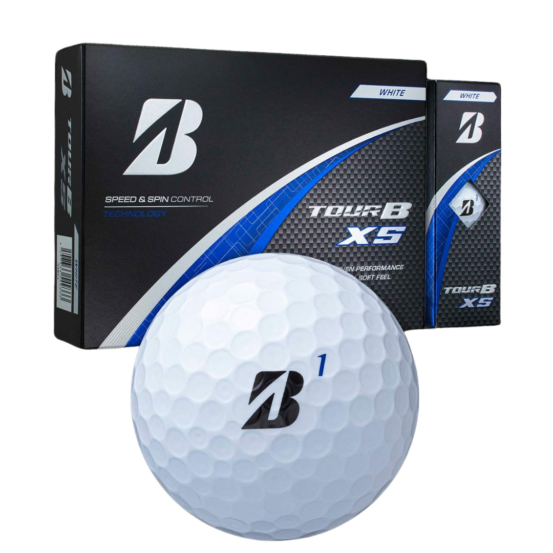 BRIDGESTONE GOLF TOUR B XS（ホワイト 1ダース：12個）【2024年2月9日 